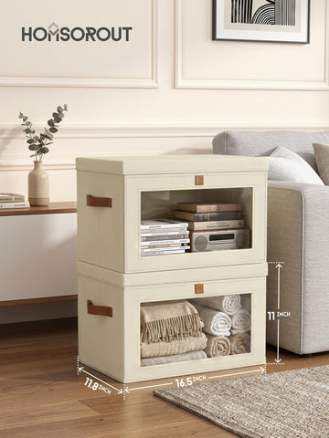 Homsorout lifestyle display in bedroom creating tidy decorative storage