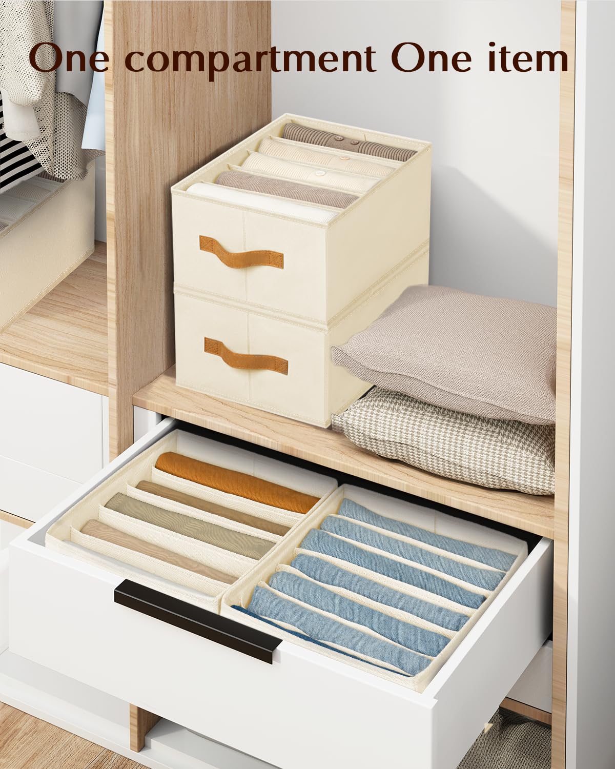 Homsorout folded flat with zipper bottom showing compact storage benefit