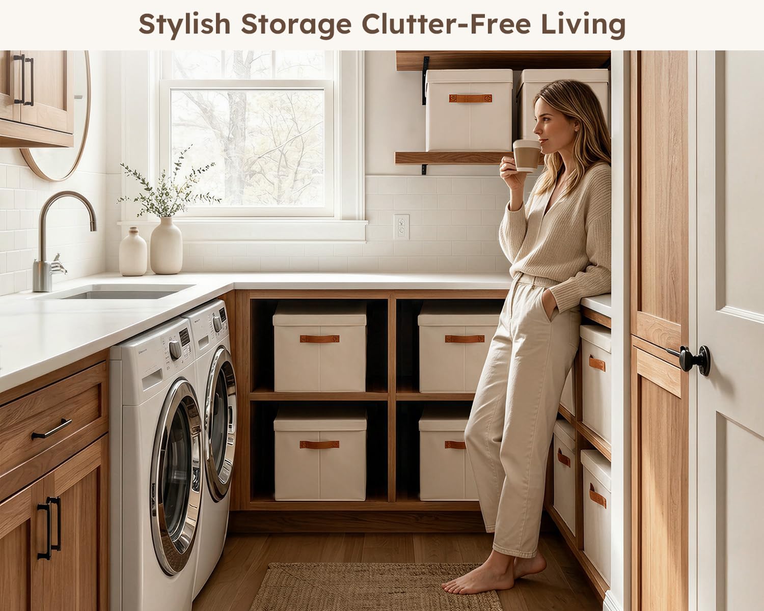 Homsorout open lid revealing stored clothes for easy access and organization