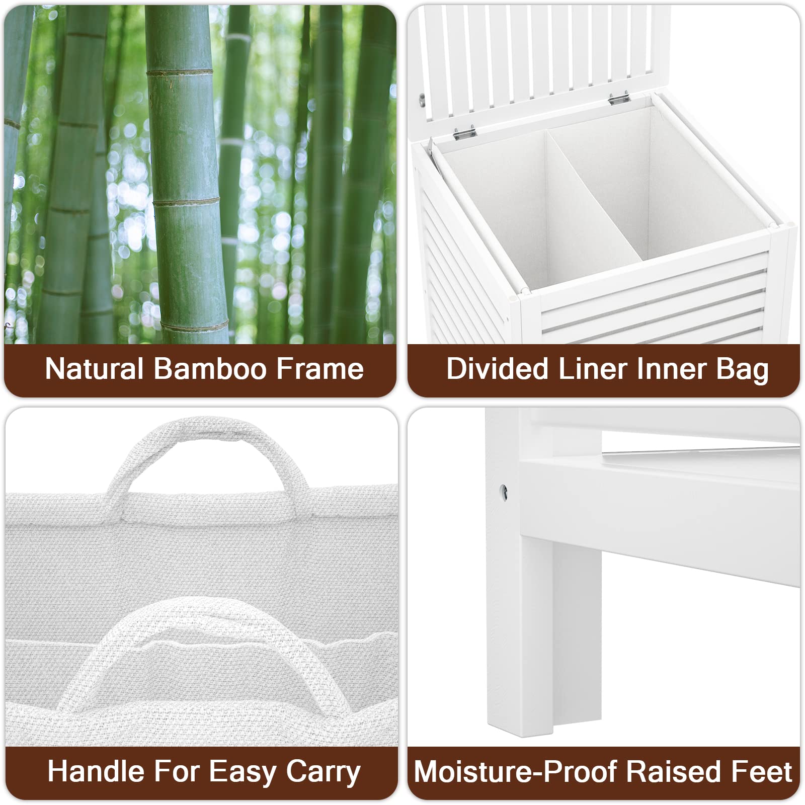 Homykic bamboo grain closeup highlighting natural durable finish