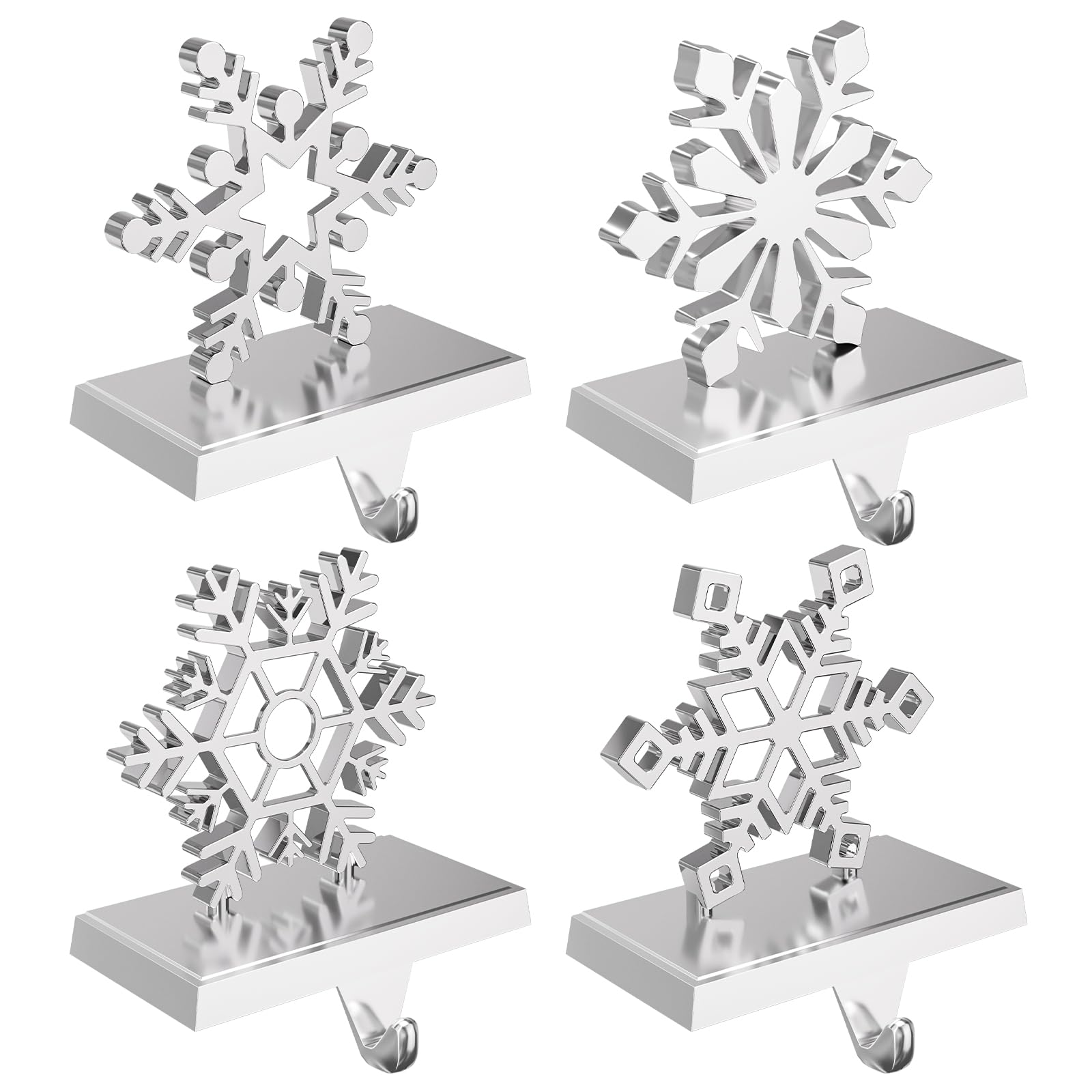 Homyplaza snowflake front view showing polished metal and elegant design benefit