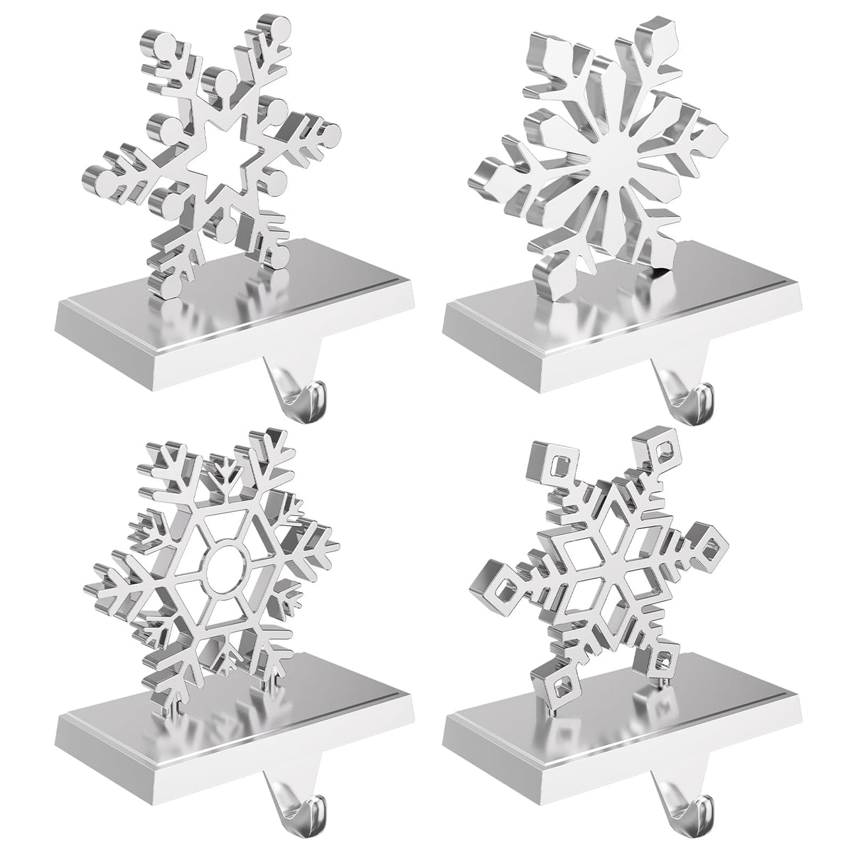 Homyplaza snowflake front view showing polished metal and elegant design benefit