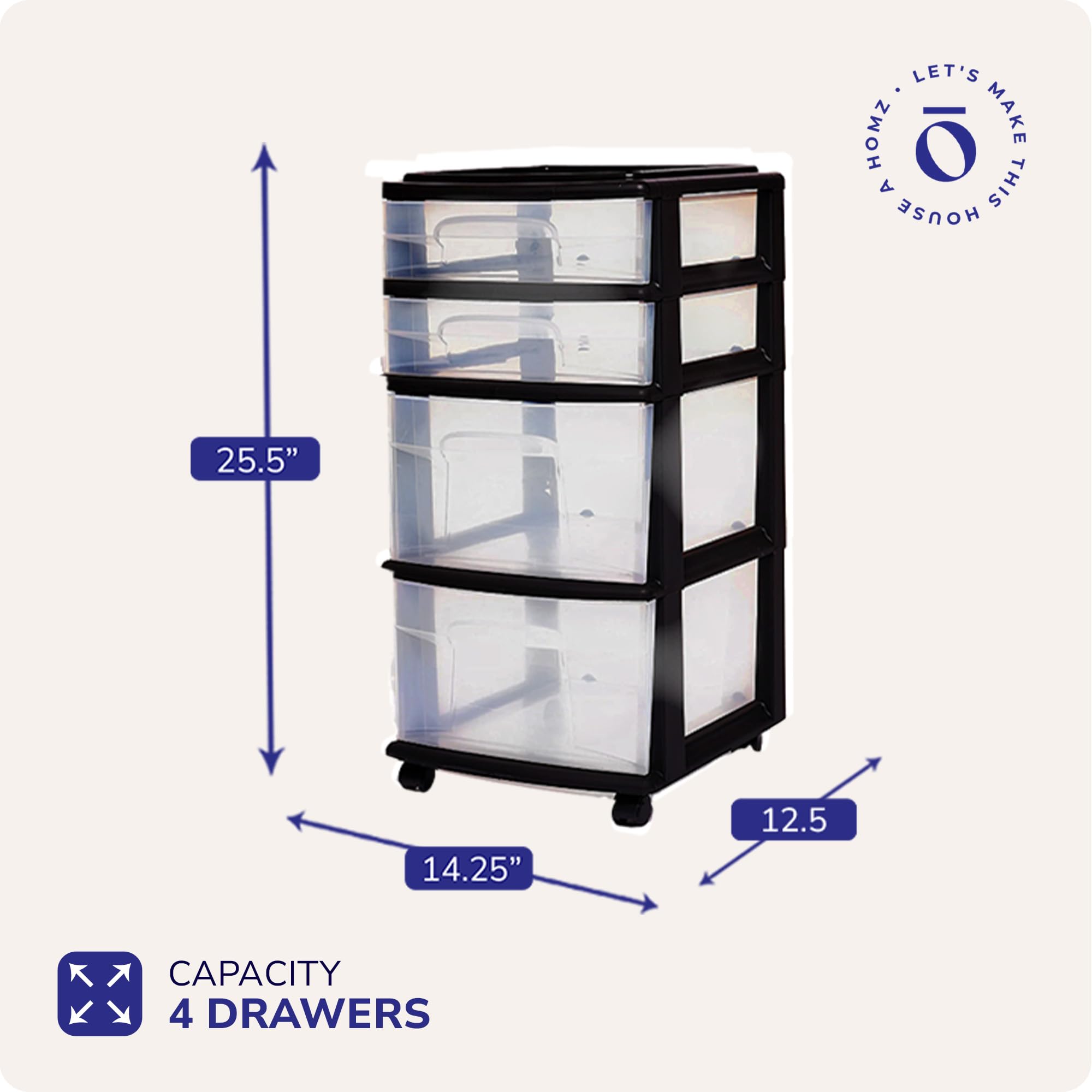 HOMZ close-up of drawer slide demonstrating smooth operation benefit