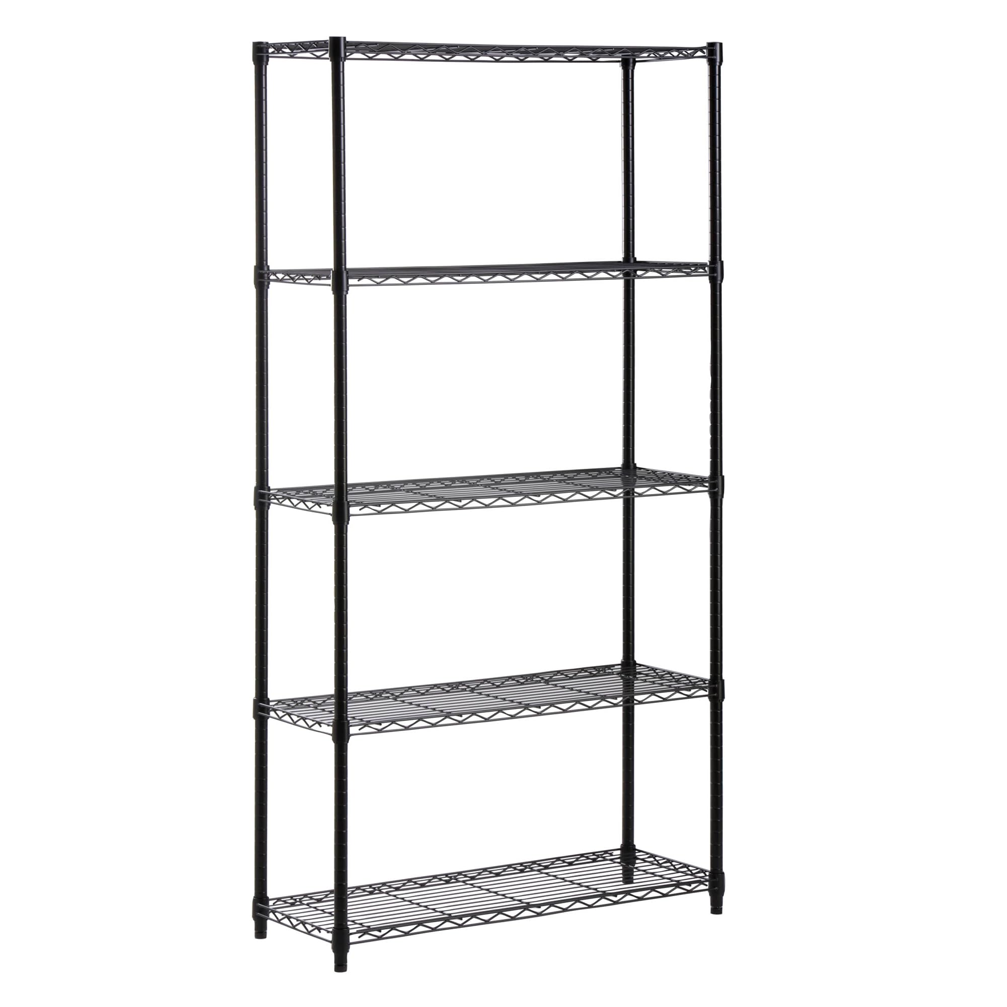 Honey-Can-Do adjustable shelf height demonstration benefit: customizable vertical spacing