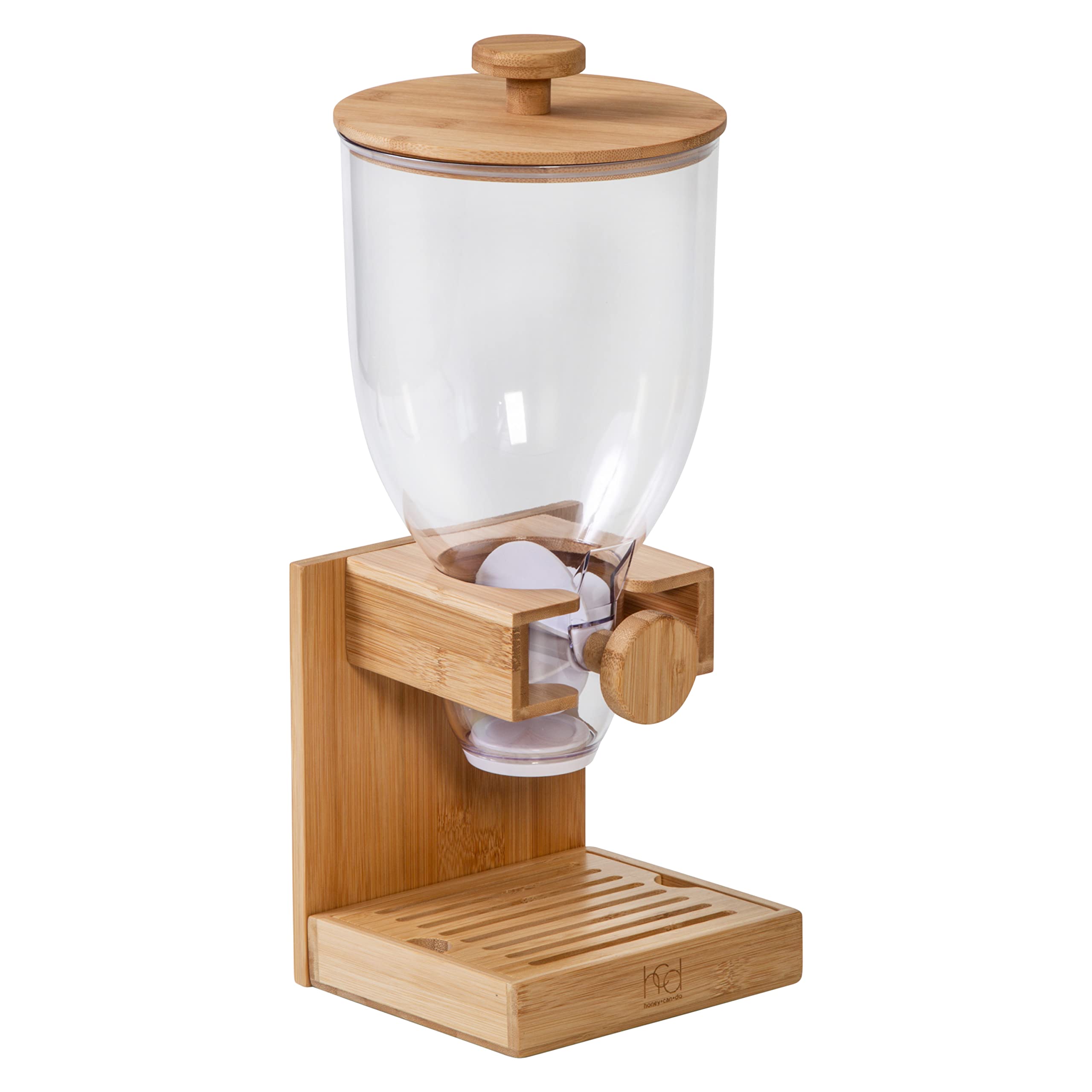 Honey-Can-Do twist dispensing mechanism demonstrating easy one-hand operation benefit