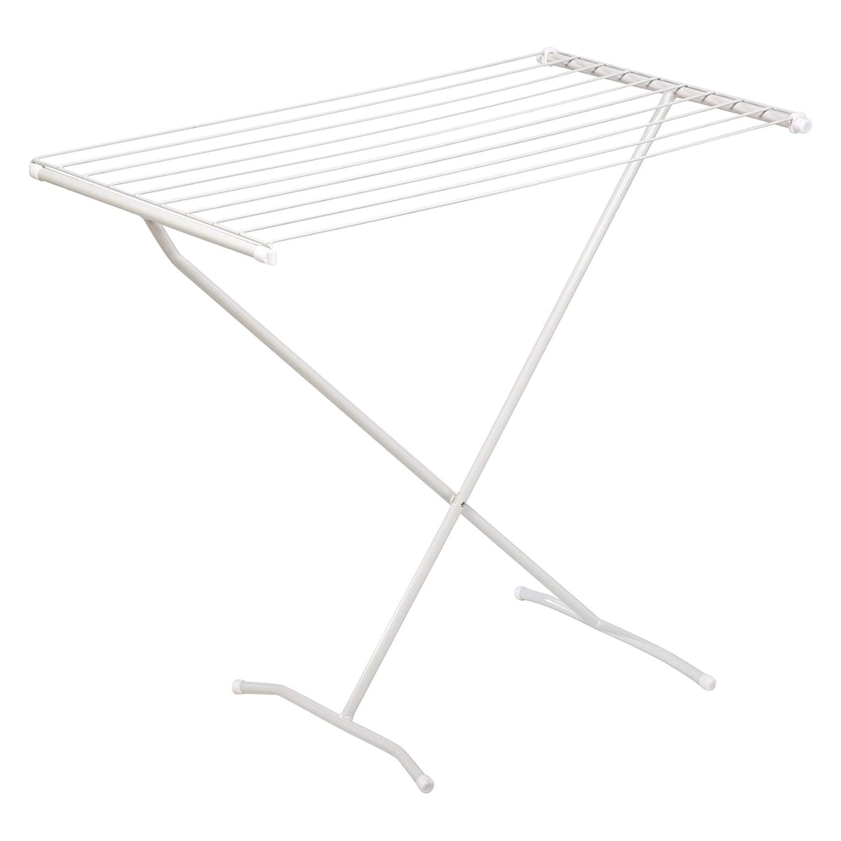 Honey-Can-Do front view of drying rack showing full 30 feet space and sturdy frame