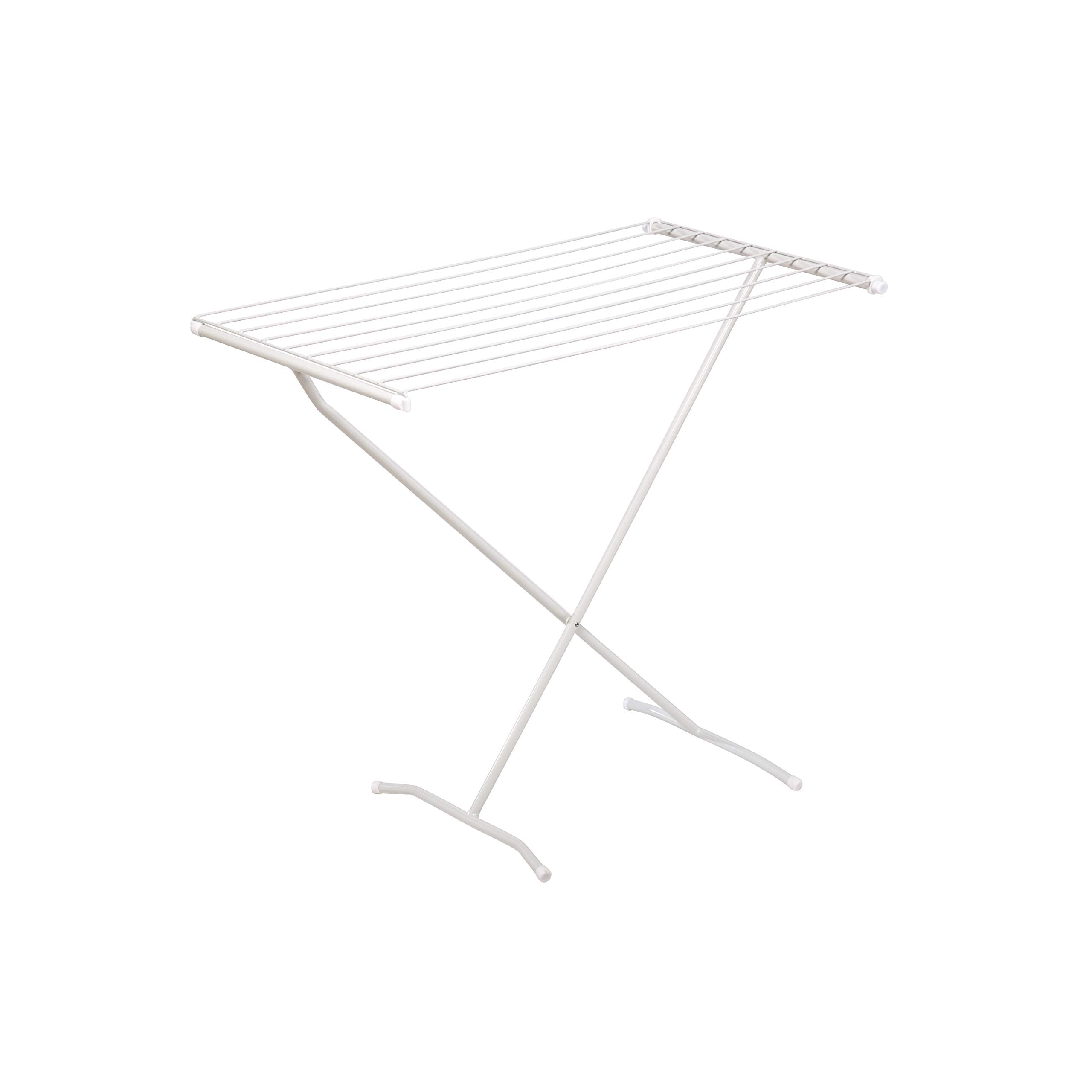 Honey-Can-Do side rails with hangers showing delicate garment support