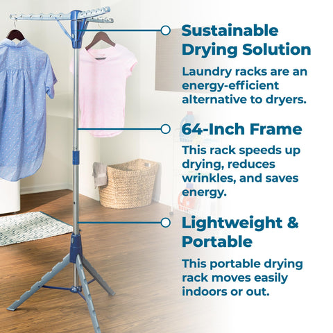 Honey-Can-Do folded flat for compact storage sliding behind door or into closet