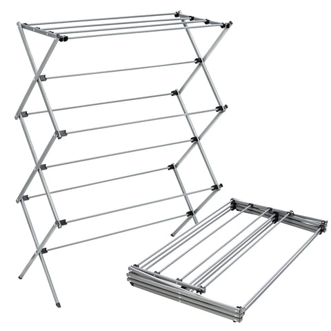 Honey-Can-Do front view of oversized rack showing full drying area and stability