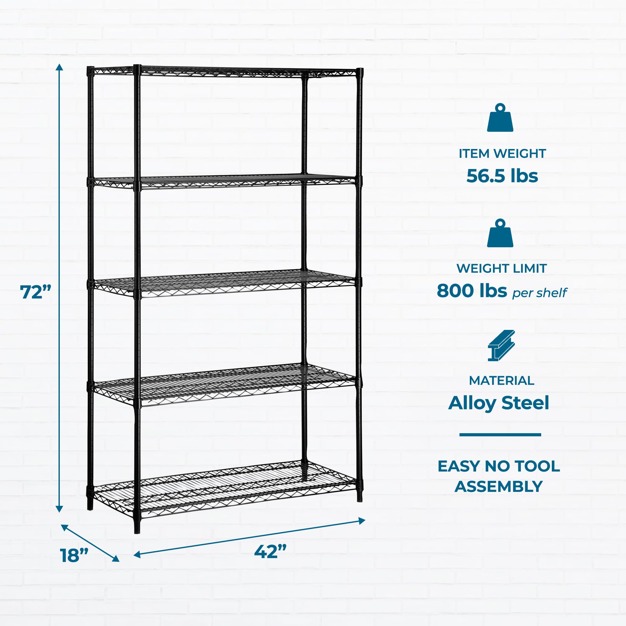 Honey-Can-Do leveling foot and post detail showing floor-stabilizing benefit