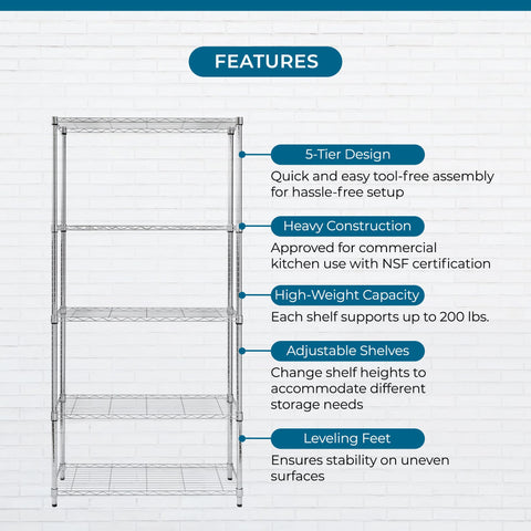 Honey-Can-Do pantry styled with canned goods and containers to maximize vertical kitchen storage