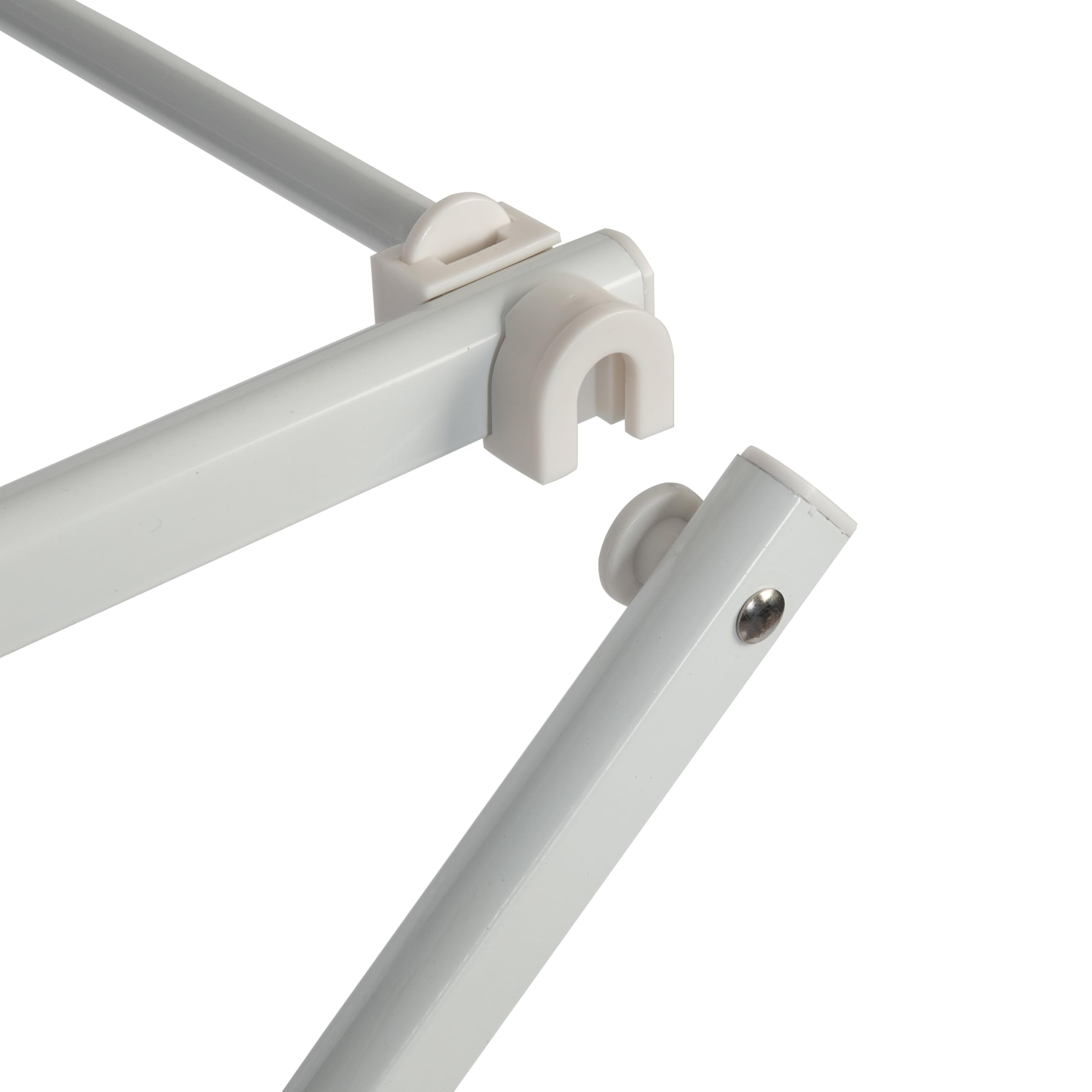 Honey-Can-Do close-up of steel frame showing rust-resistant durable finish