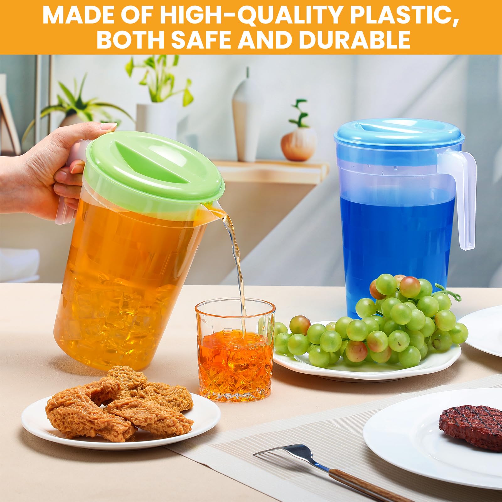 Honeydak handle detail highlighting ergonomic grip for steady pouring benefit