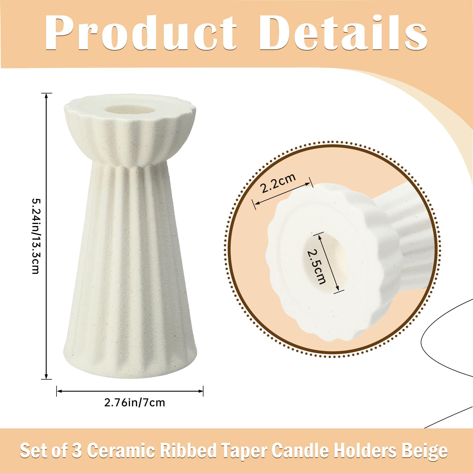 Honeydak lit taper candle in holder on dining table creating warm ambiance benefit