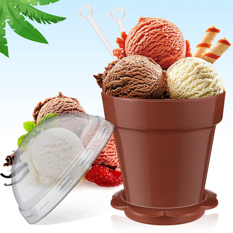 Honeydak cups displayed at garden party showing decorative presentation
