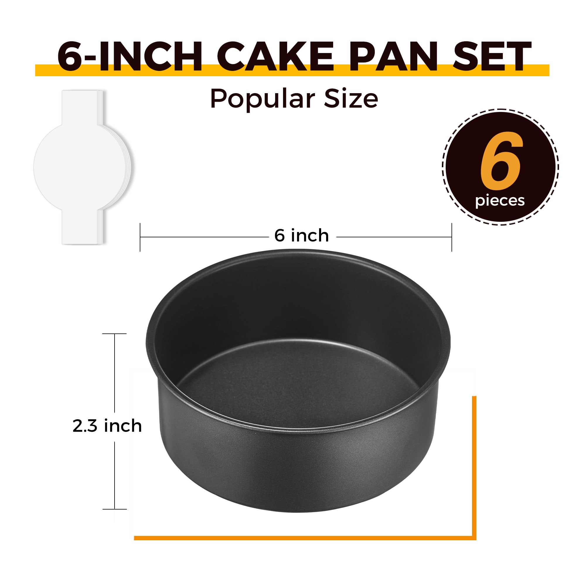HONGBAKE flat bottom of pan providing even heat distribution and stability