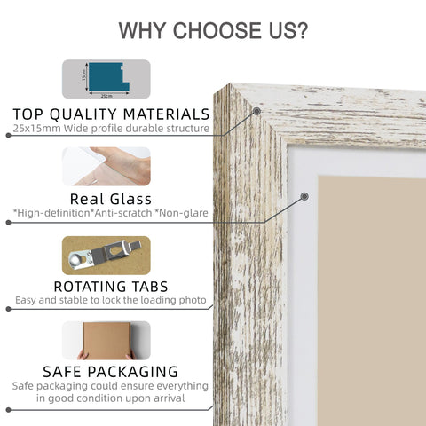 Hongkee frame held in hand showing size and scale benefit confirms fit for prints and posters