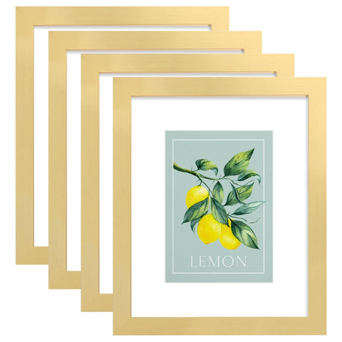 Hongkee gold frame front view showing elegant finish and clear presentation benefit