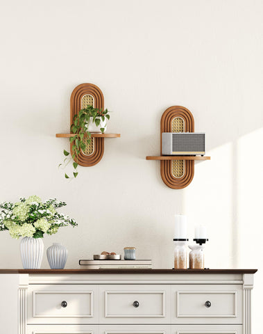 Hongsane styled in bedroom for cozy decor and tidy display benefit