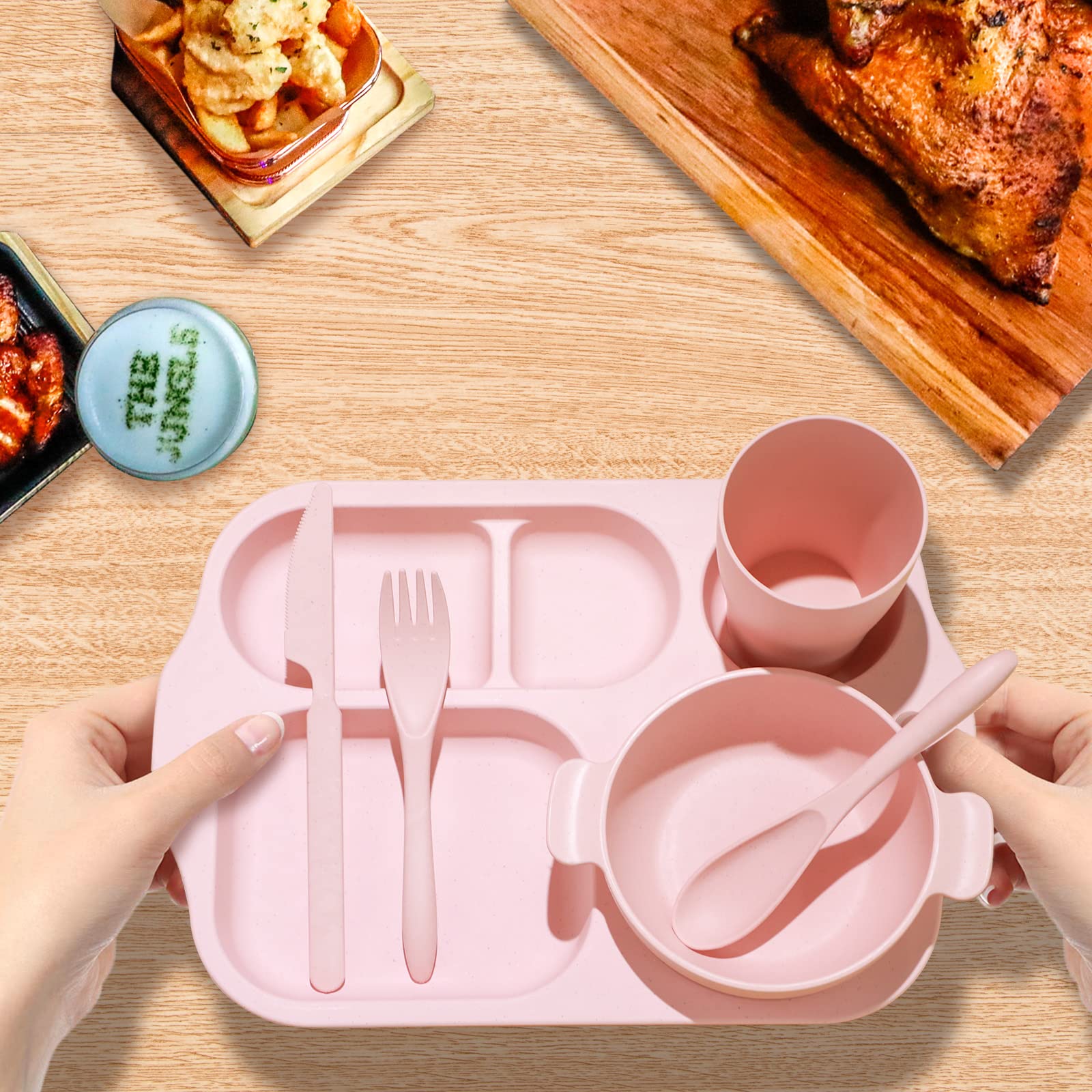Honoson hand holding plate to show lightweight scale and portability