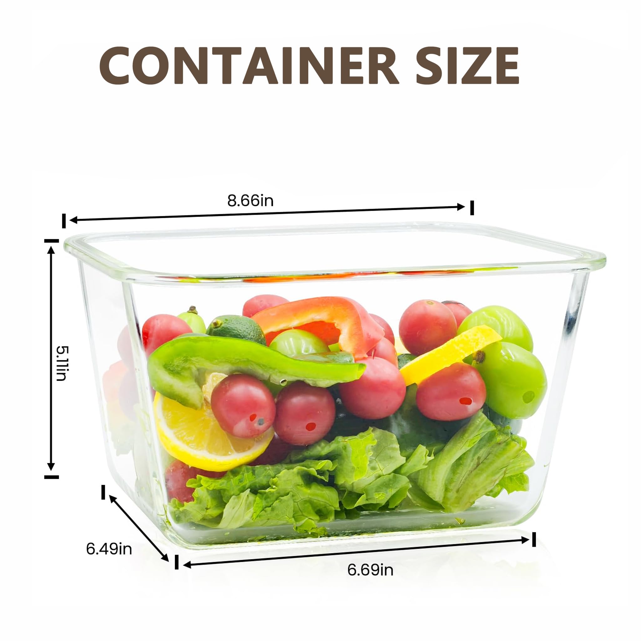 Hontent closeup of locking lid and silicone gasket, prevents leaks and keeps food fresh