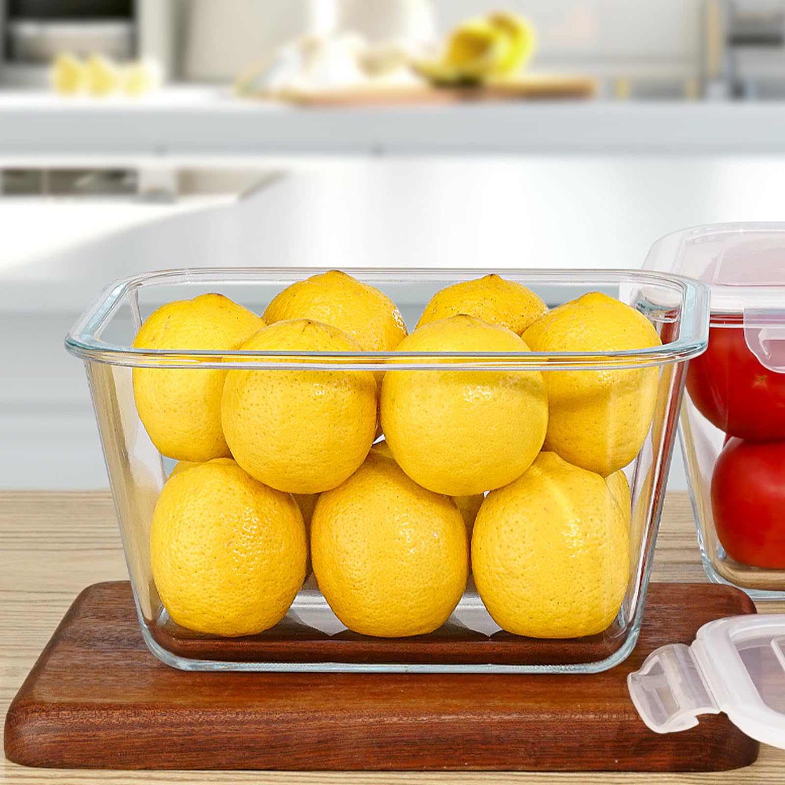 Hontent containers stacked in freezer with labels, organized freezer storage solution