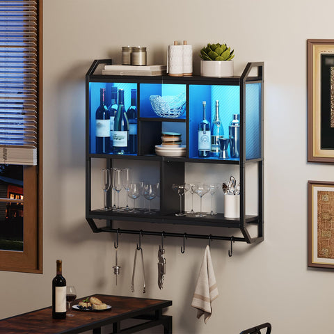 HOOBRO accessory hooks and towel bar organized accessories for easy access