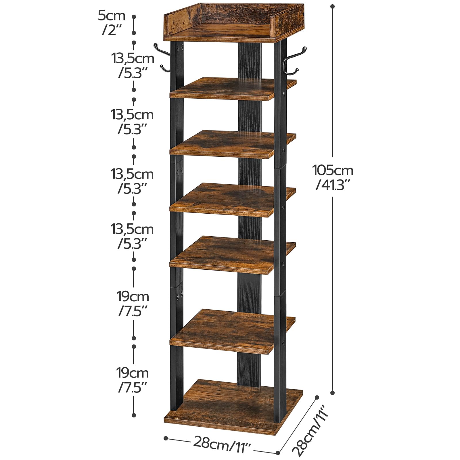 HOOBRO bottom base and anti-tip device showing stability and safety benefit