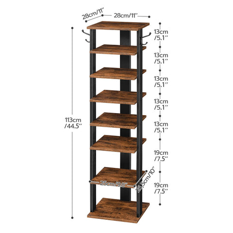 HOOBRO bottom shelf stability shot showing reinforced base for steadier storage benefit