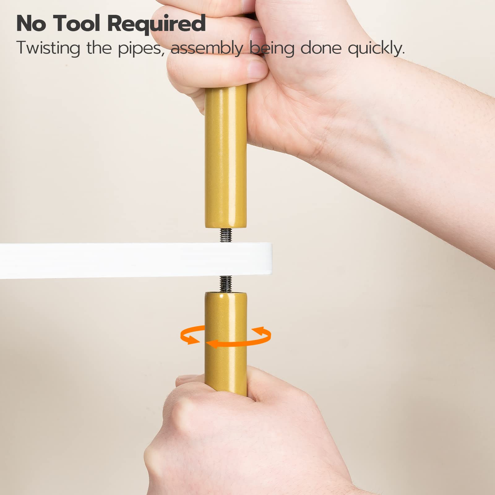 HOOBRO adjustable feet detail improving stability on uneven floors and protecting floors