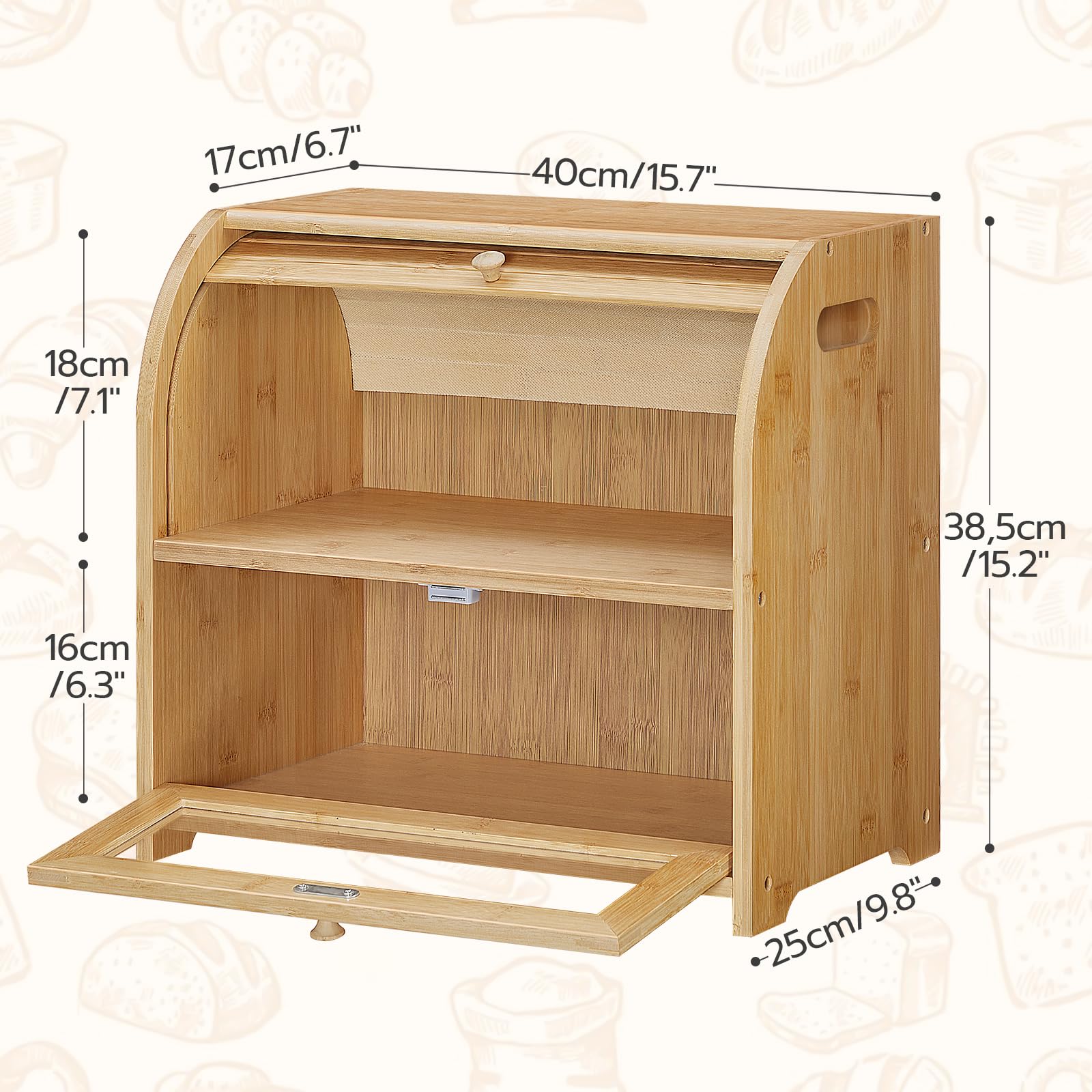 HOOBRO lifestyle kitchen setting showing stylish storage solution