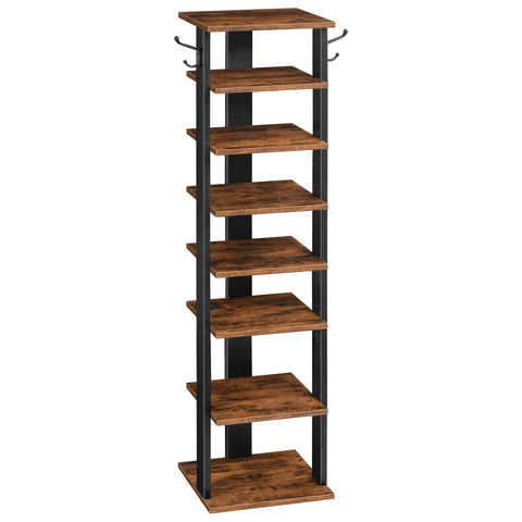 HOOBRO front view showing vertical shoe storage and tidy organization benefit