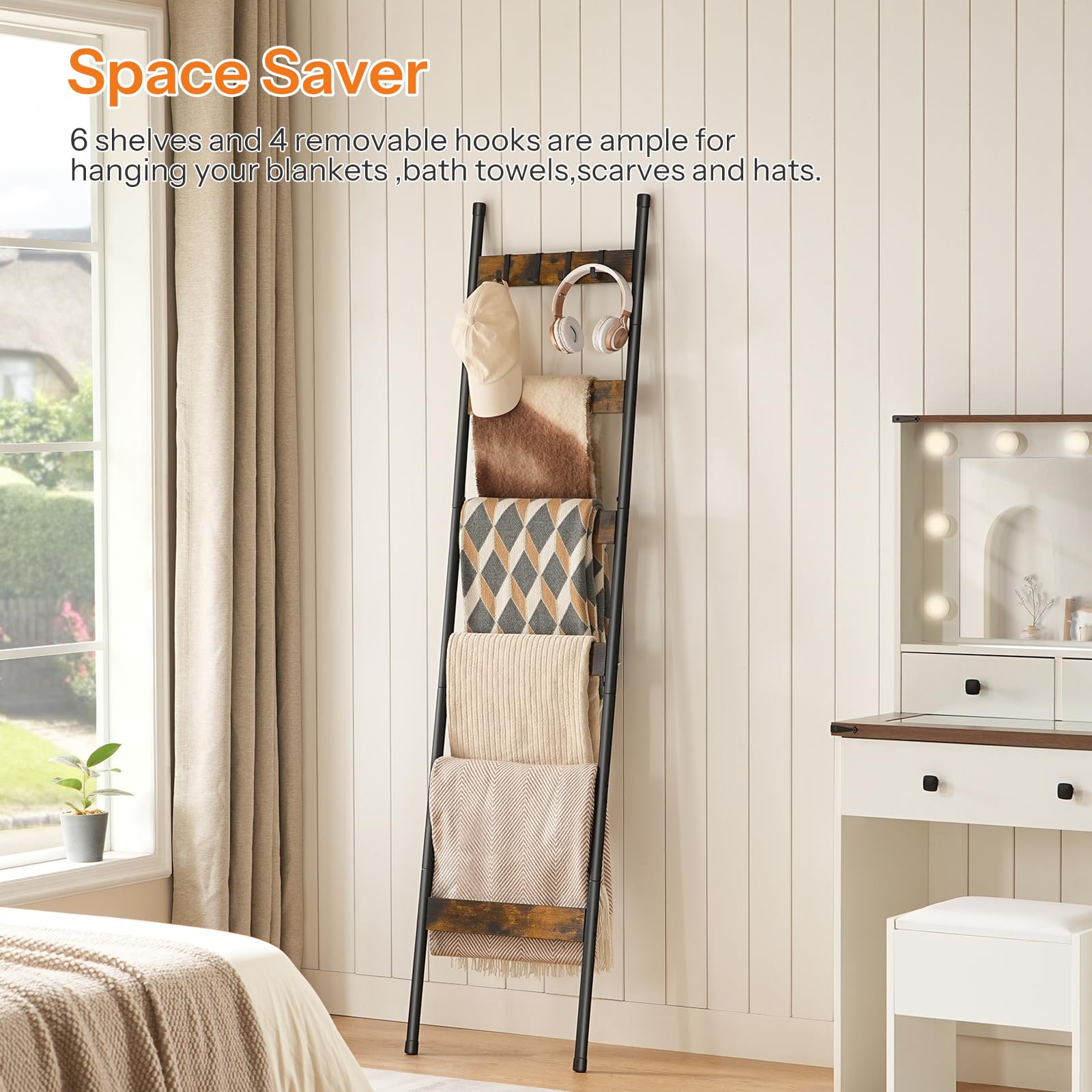 HOOBRO removable hooks closeup displaying accessory storage flexibility and convenience