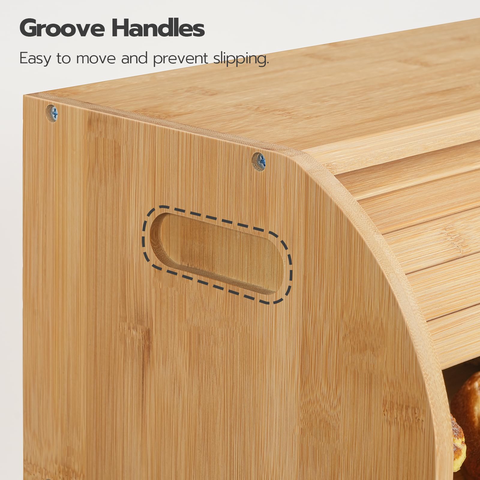 HOOBRO storing fruit and pastries to keep countertop clutter-free