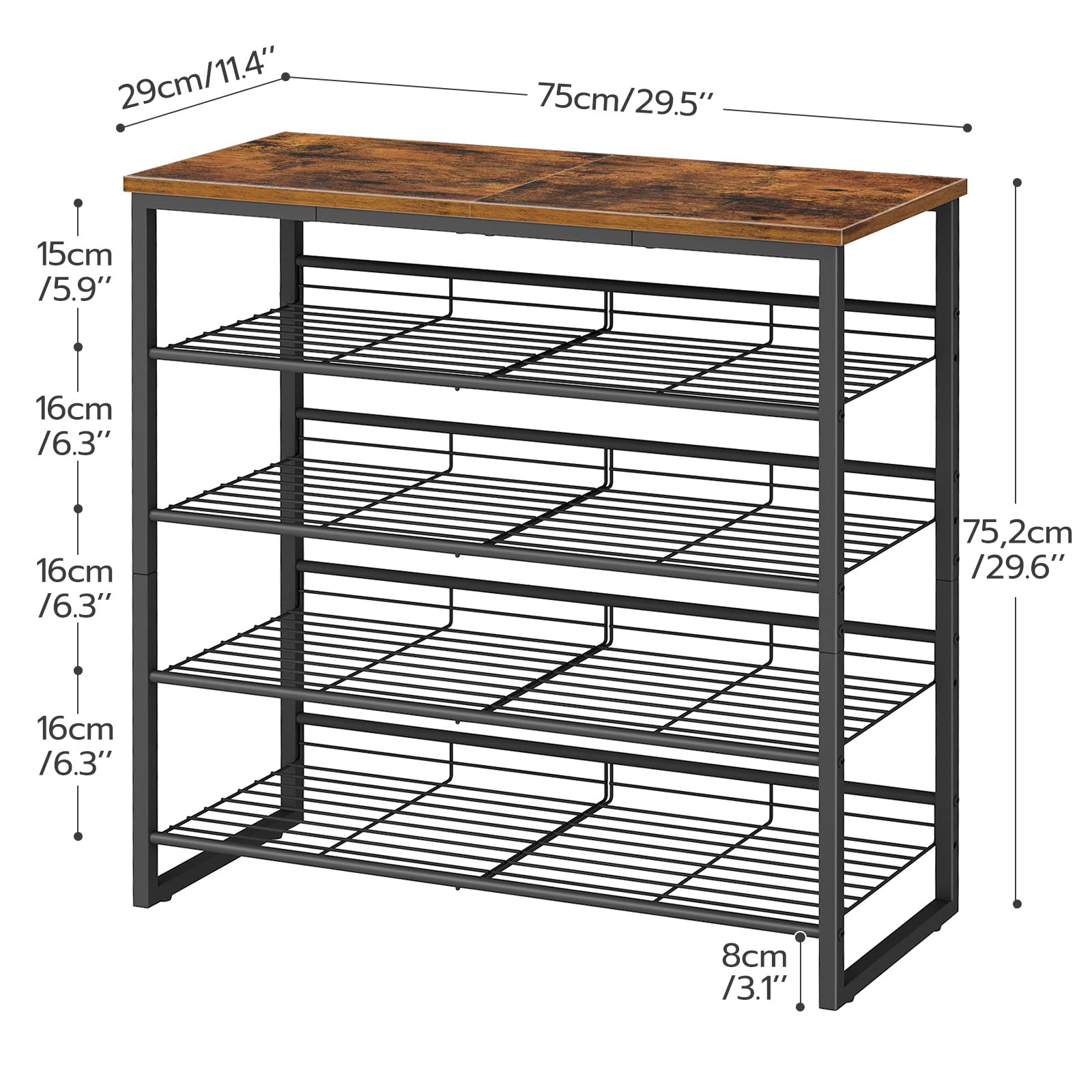 HOOBRO mesh shelf close-up highlighting airflow and sturdy support