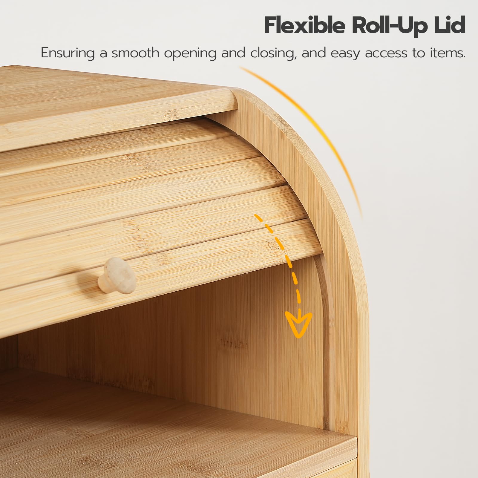 HOOBRO bamboo grain close-up highlighting durable natural material