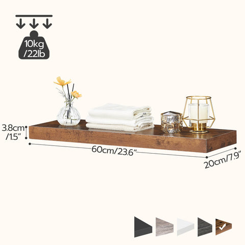 HOOBRO shelf in use living room display showing decor organization and elegant styling