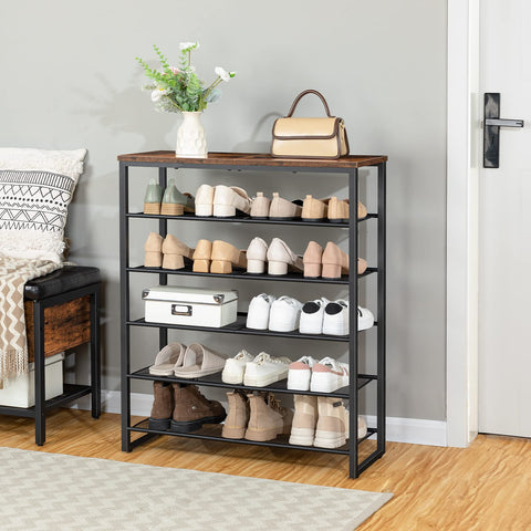 HOOBRO placed in an entryway demonstrating easy access and organized shoes