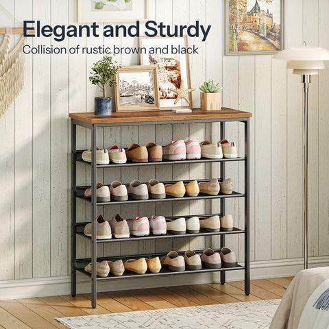 HOOBRO metal mesh shelf detail highlighting ventilated support and anti-sag strength