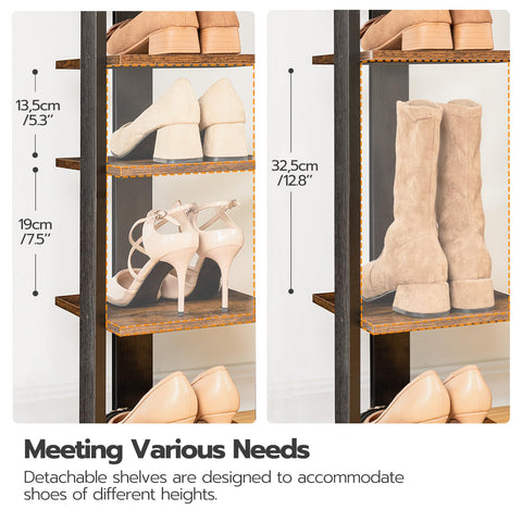 HOOBRO top tray with side fence holding small items for organized storage