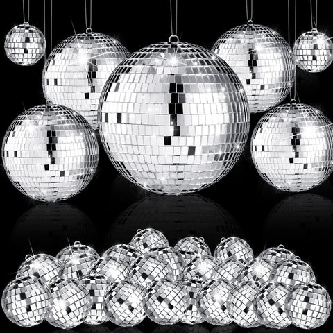 Hoolerry front packaging showing full 65-piece disco ball set and variety