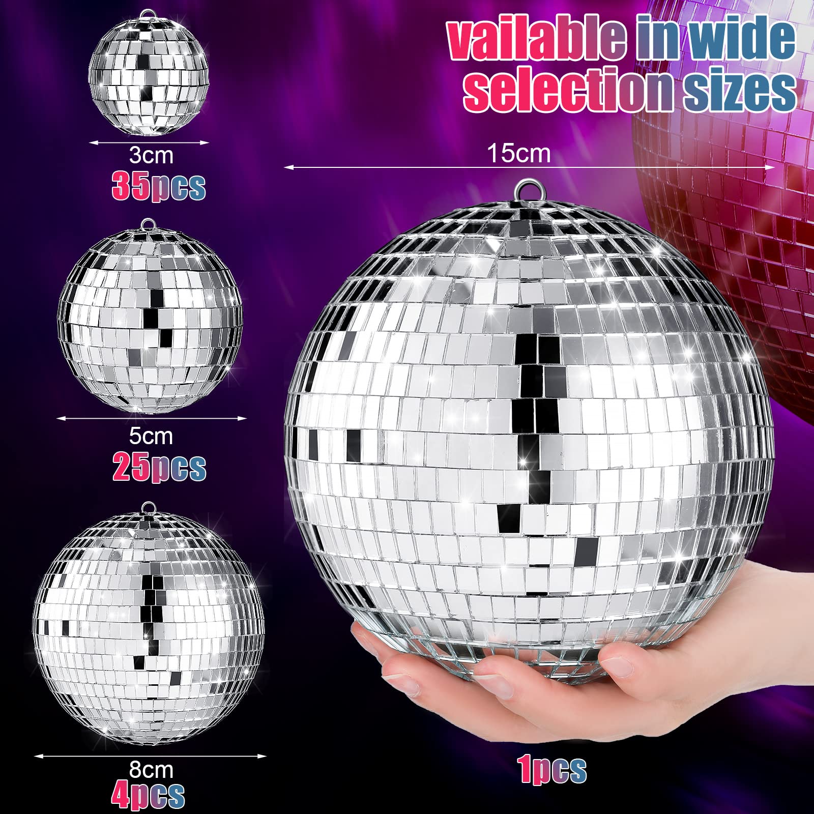 Hoolerry suspended disco balls over a dancefloor creating dynamic reflections