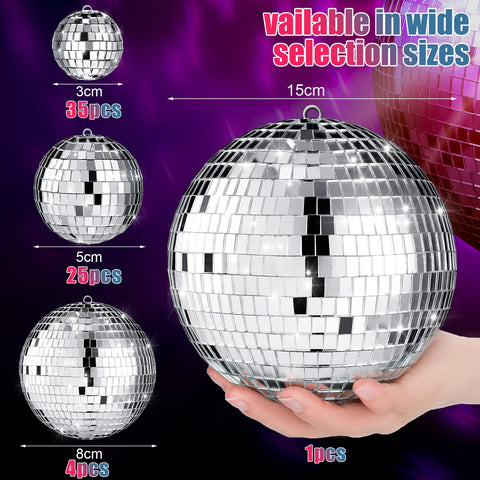 Hoolerry suspended disco balls over a dancefloor creating dynamic reflections