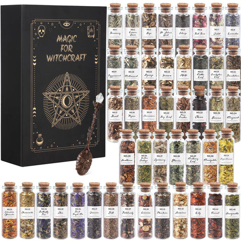 HOOMUU front packaging showing 45-bottle herbal kit and box appealing display