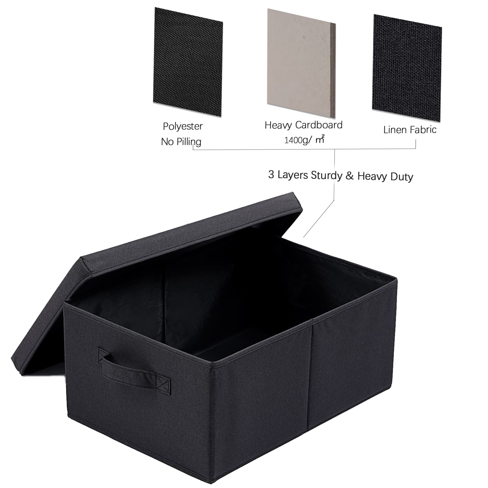 HOONEX folded flat storage for space-saving convenience