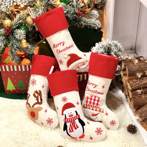 Hopearl open stocking interior showing roomy space for gifts and easy filling