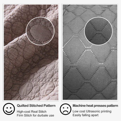 HORIMOTE HOME bedspread draped in bedroom lifestyle scene creating cozy ambiance