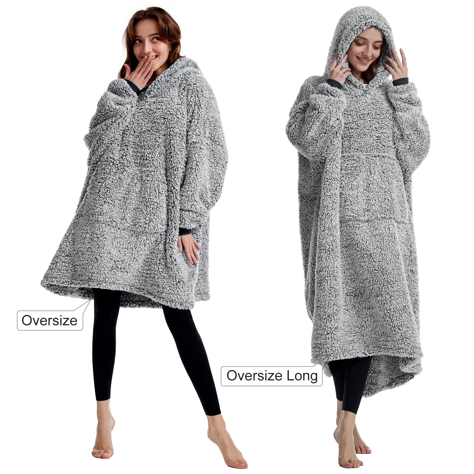 HORIMOTE HOME hood detail illustrating large hood coverage and snug comfort