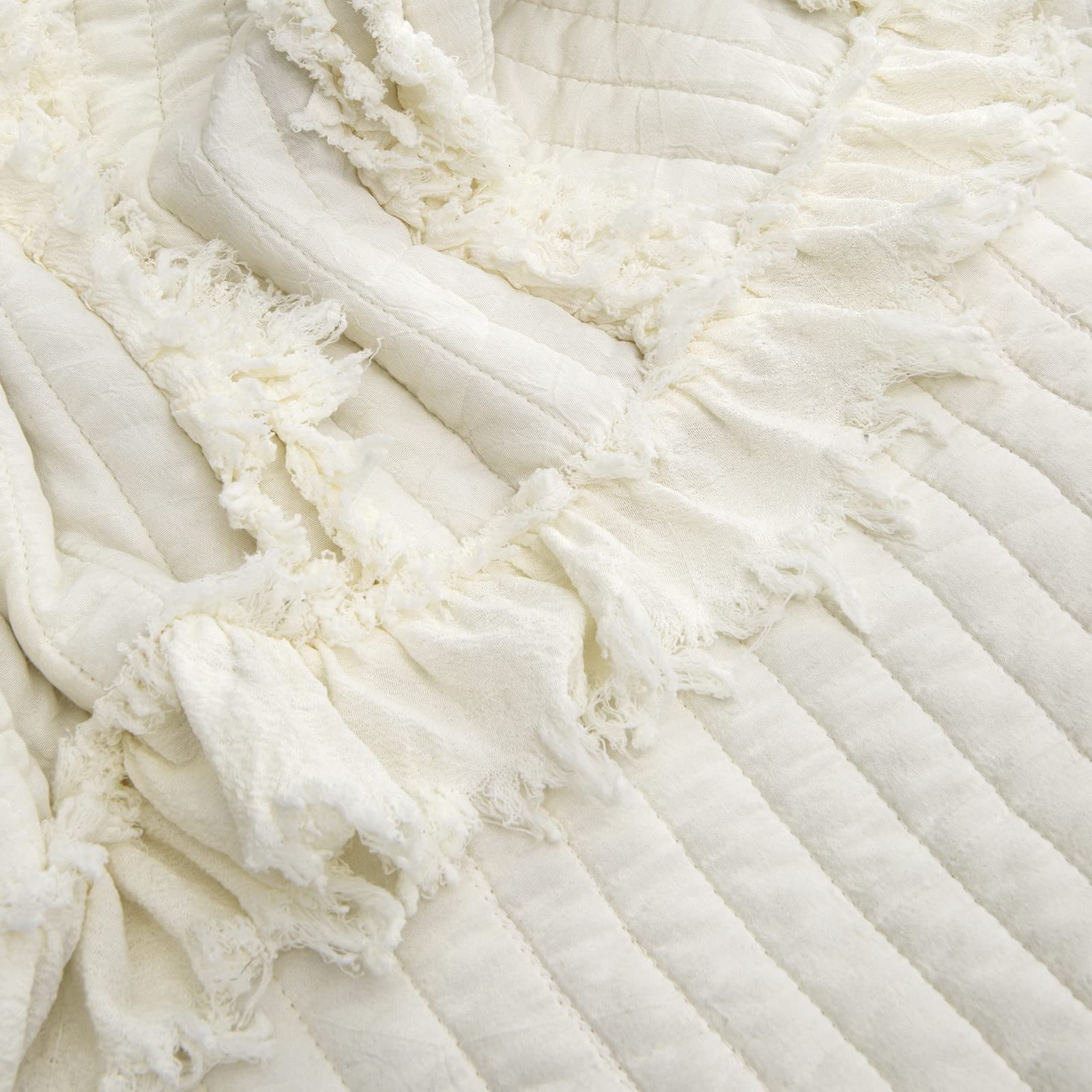 HORIMOTE HOME close-up of quilted microfiber texture for lasting softness