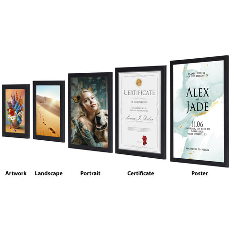 HORLIMER tabletop frame on shelf showing easy standing and stylish room accent